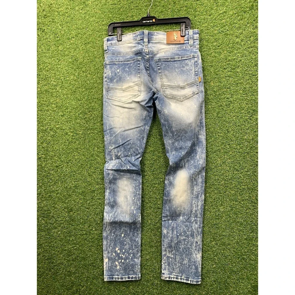 M1967 MAKOBI Jeans Mens 30x32 Noah Distressed y2k Grunge Punk Skater 2000s